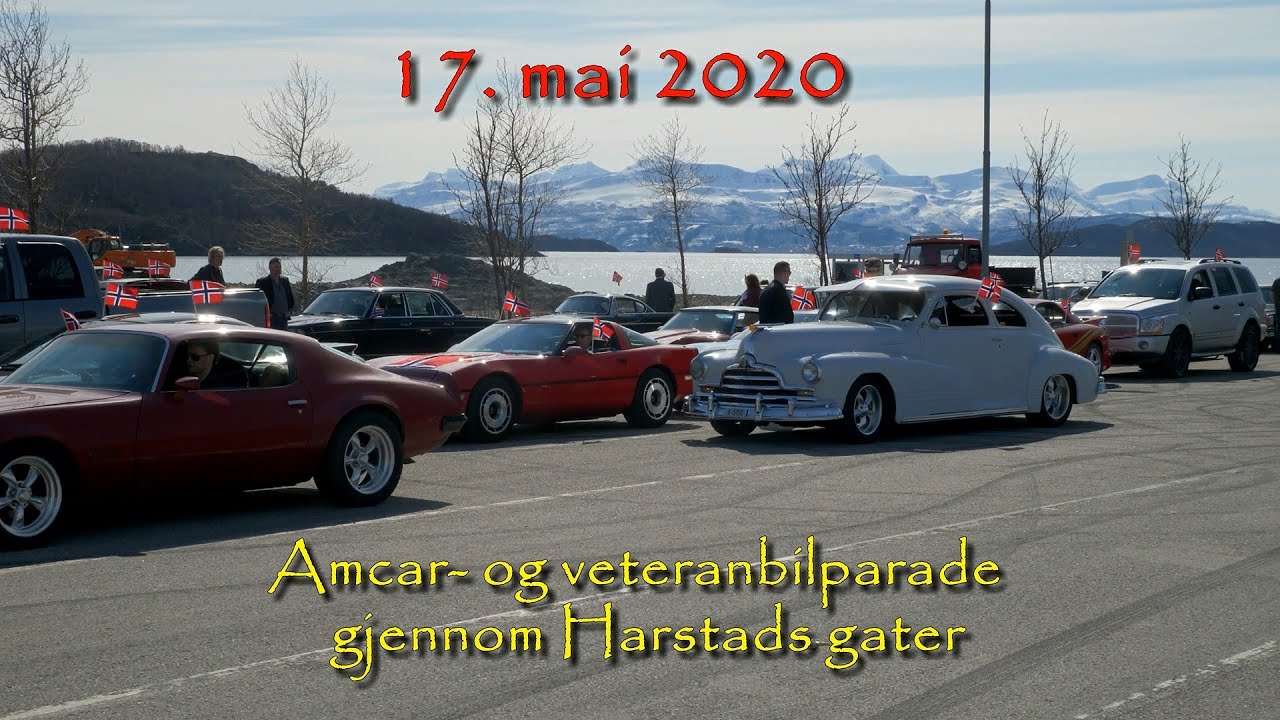 17. mai Harstad 2020 - Veteranbilparade - 2020.05.17 - 4k
