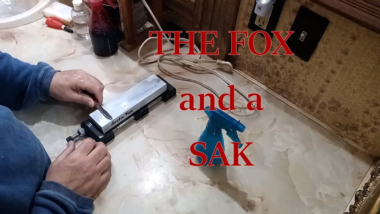 Sharpening a SAK on the Arctic Fox