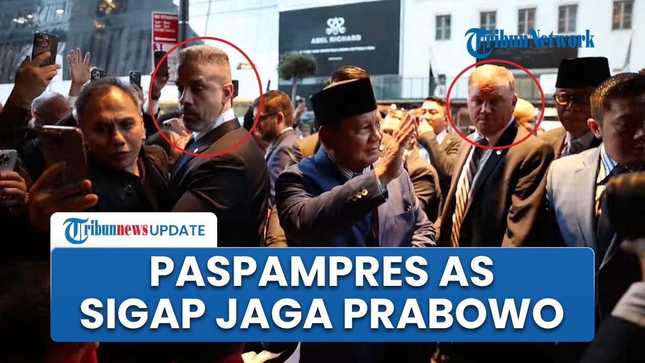 Momen Prabowo Dikawal Ketat Paspampres AS, WNI Rela Desak-desakan Demi Bisa Salami Presiden RI