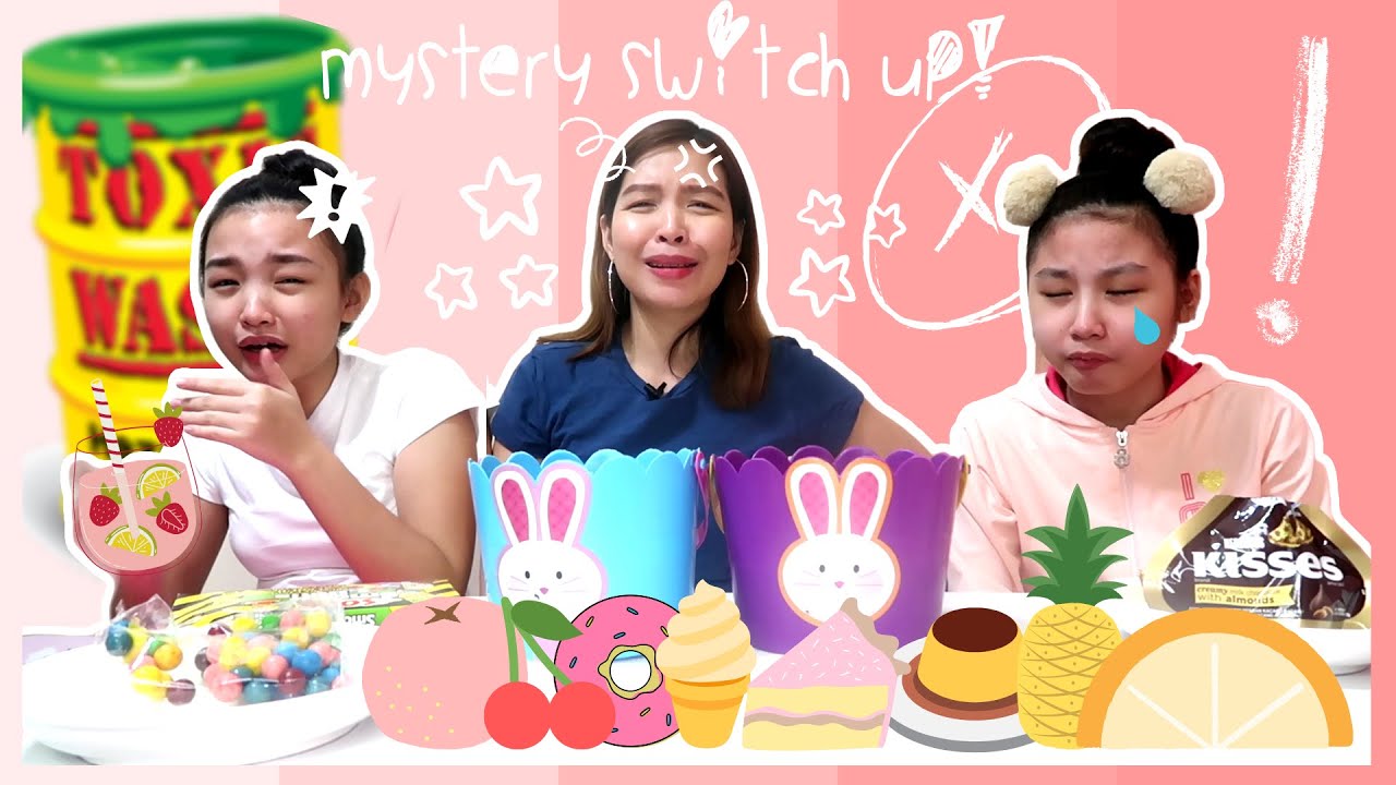 MYSTERY SWEET VS SOUR SWITCH UP CHALLENGE | Aurea & Alexa