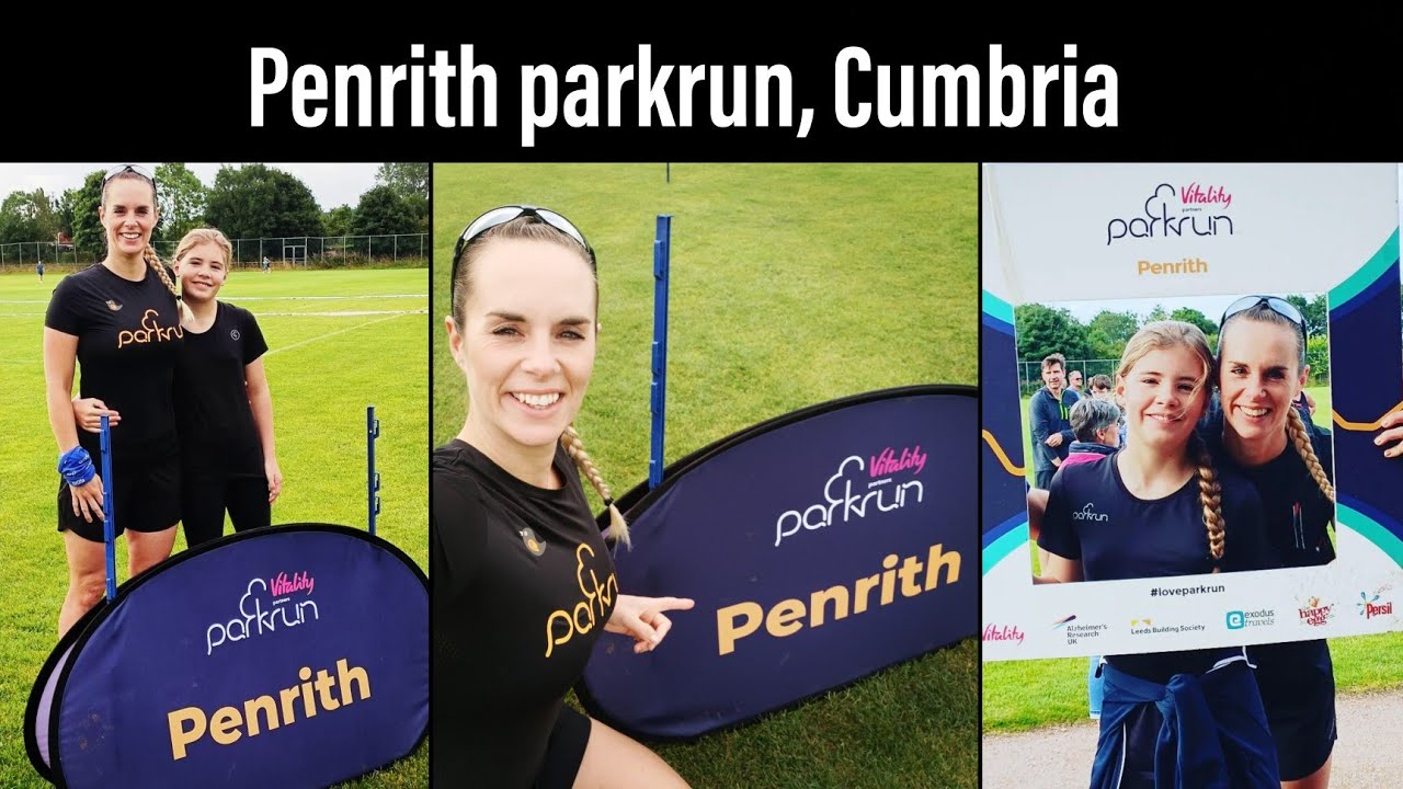 Running Penrith parkrun, Cumbria. Poppy's PB Attempt and Puppy Cuddles at Frenchfield Sports Centre!