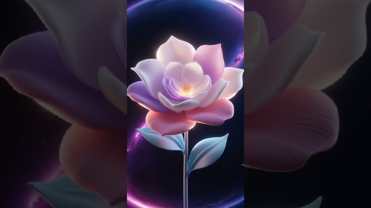 #SpaceFlowers #CosmicBloom #RelaxingNature #CosmicBeauty #FlowerRelaxation #TranquilVibes