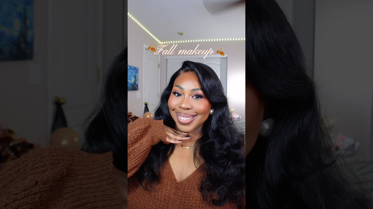 Some fall makeup glam 🍂✨ 