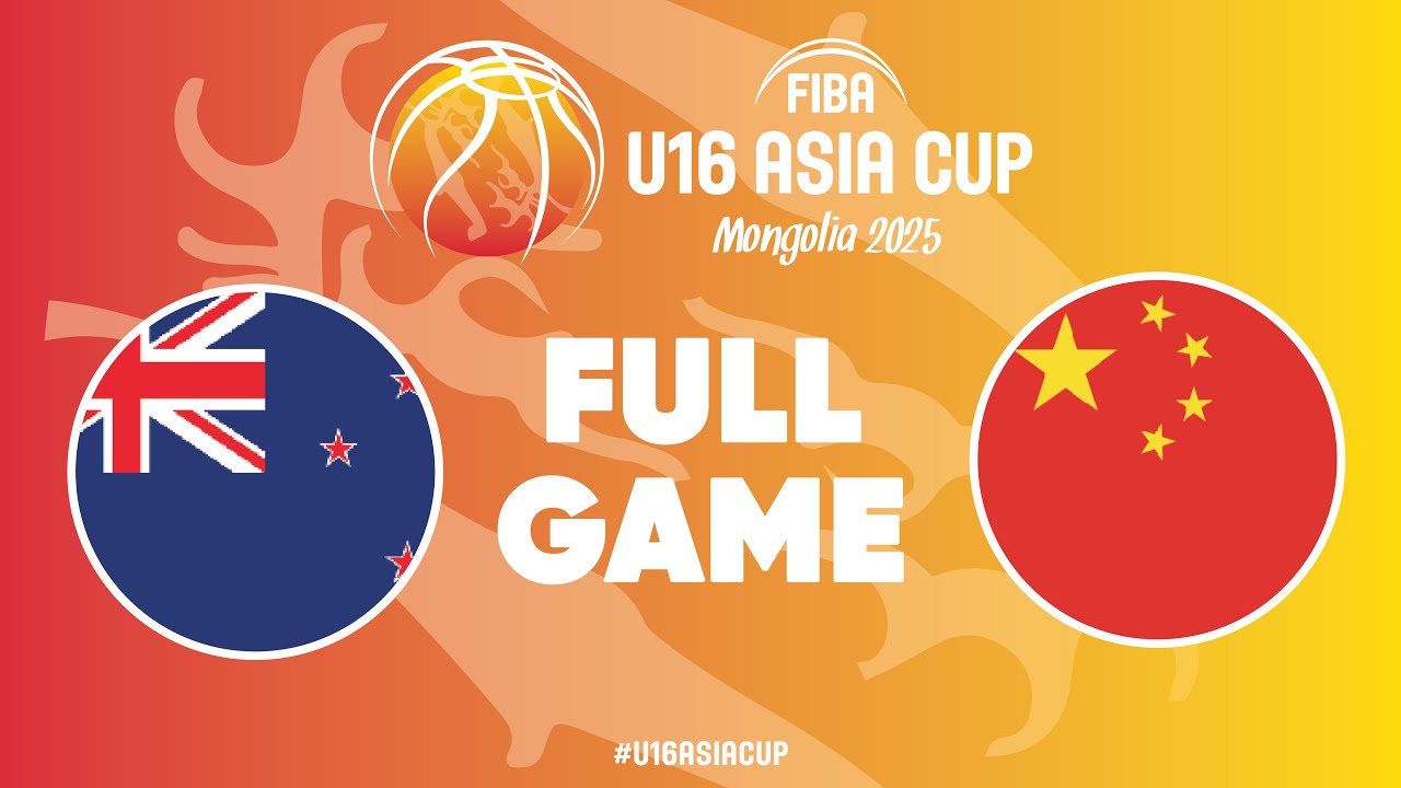 Semi-Finals | New Zealand v China | Full Basketball Game | FIBA U16 Asia Cup 2025