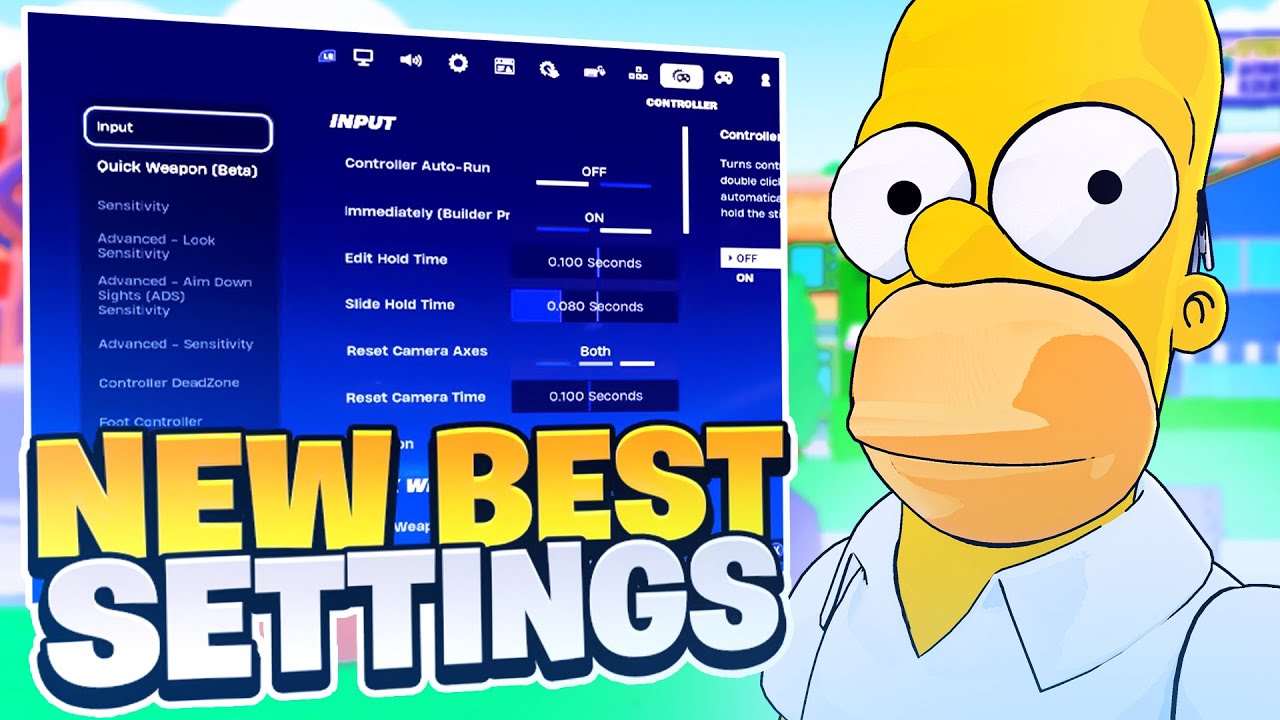 *NEW* BEST Controller Settings For Fortnite! (PS4/PS5/Xbox/PC)