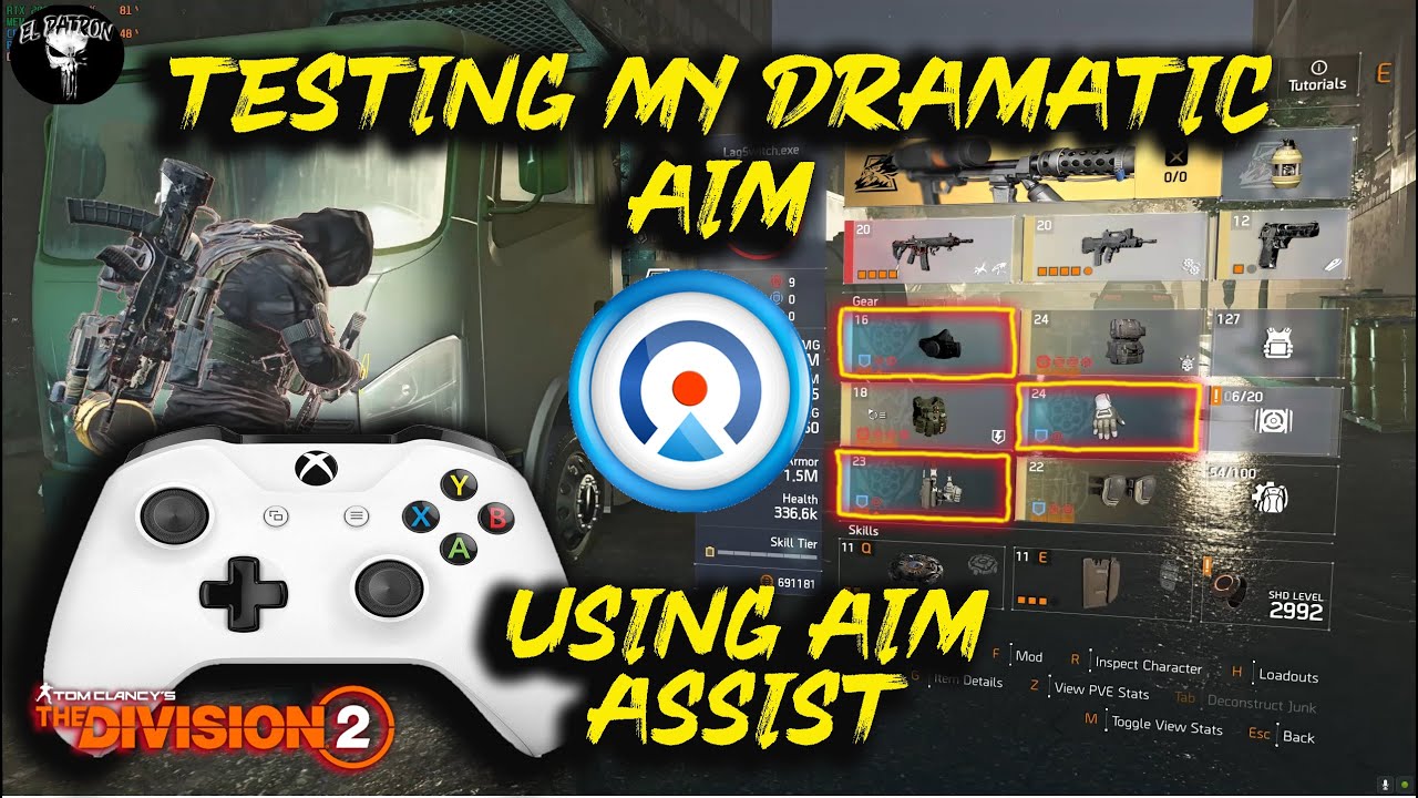 🎮 Testing My Dramatic Aim Using Aim Assist 🎮 The Division 2 Dark Zone PVP 🎮 TU.12.3