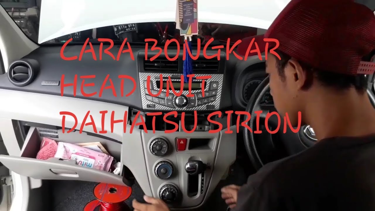 cara bongkar HU/ HEAD UNIT DAIHATSU SIRION
