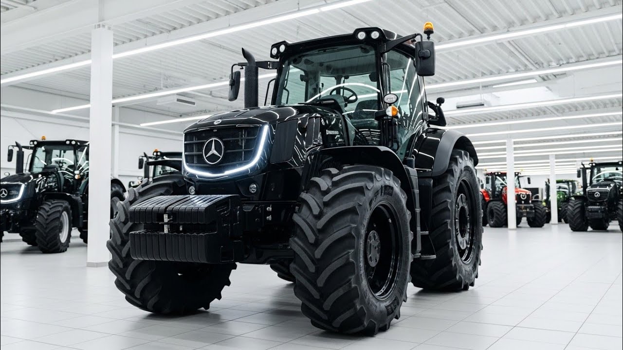 Unglaublich! Neuer Schwarzer Mercedes Traktor 2026 – Die Zukunft der Landwirtschaft! 🚜🔥