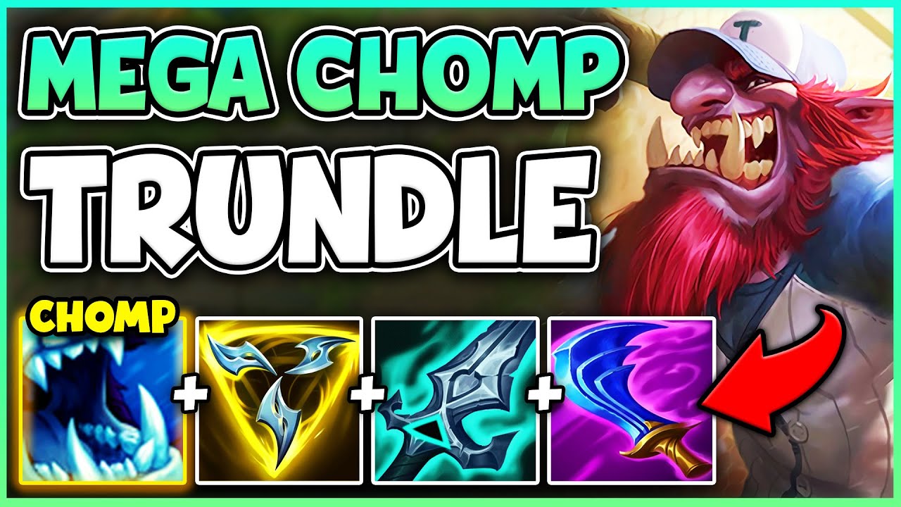 THE TRUNDLE BUILD THAT CHOMPS YOUR ENTIRE HEALTHBAR! (ONE Q = HALF THEIR HP)