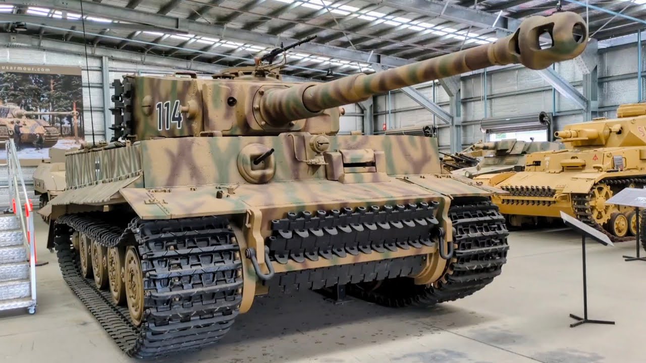 Pz.Kpfw VI Tiger Ausf.E (Tiger I) at AusArmourFest 2024. German Tank.