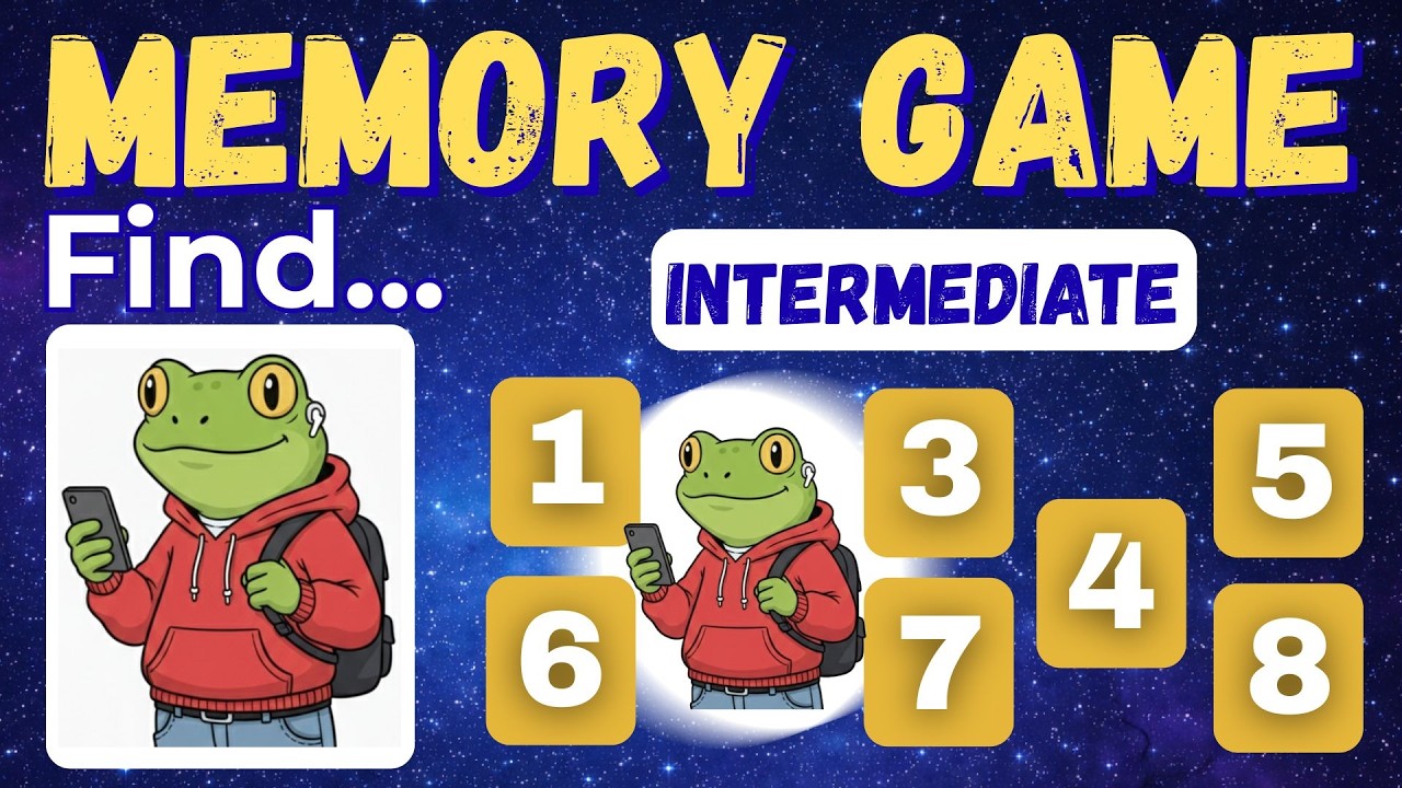 Memory Game: Brain Exercises to Improve Focus and Concentration