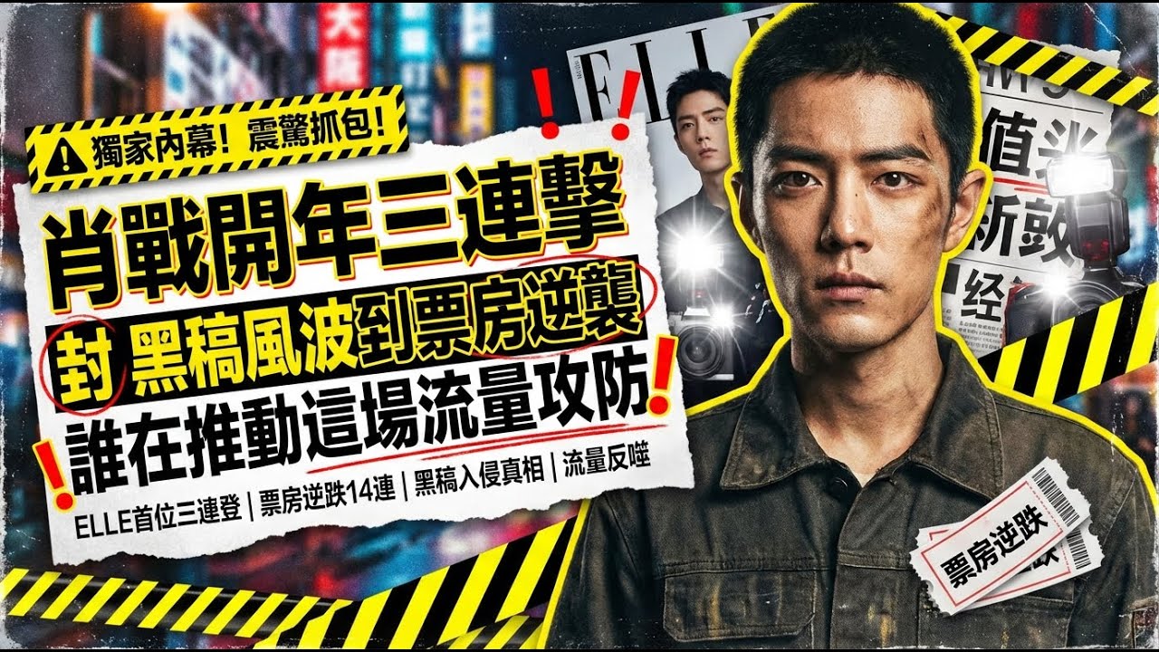 肖戰開年三連擊：封面、黑稿風波到票房逆襲，誰在推動這場流量攻防？