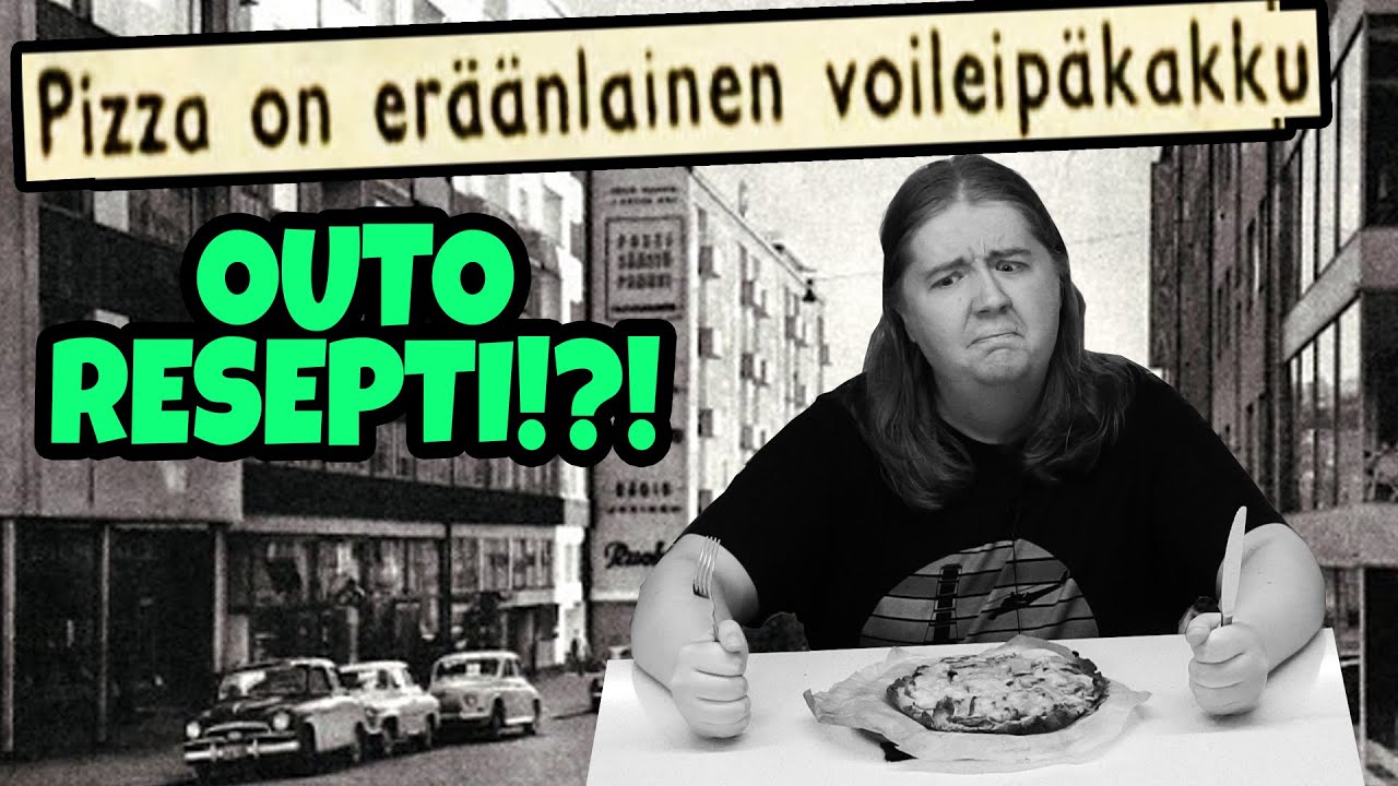 Kokkaillaan pizza WANHALLA (1957) reseptillä!?!