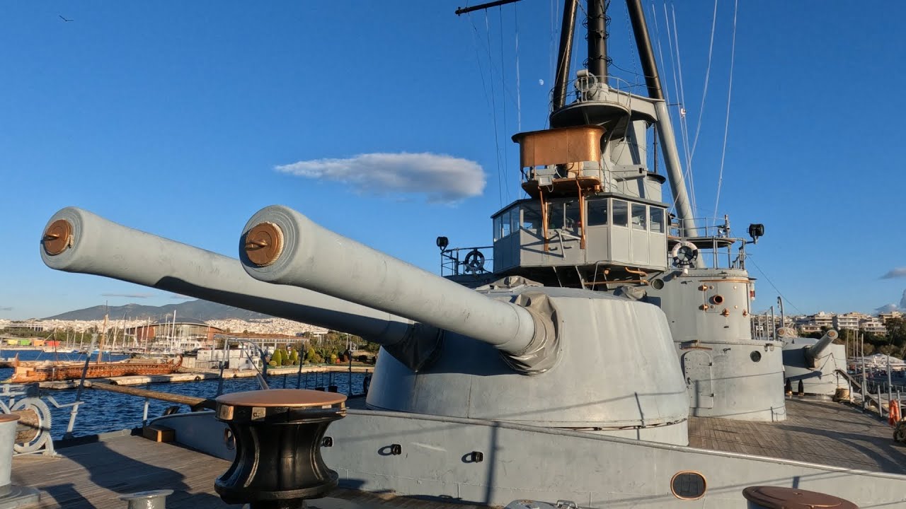 🔥 Greece’s Most Iconic Warship Georgios Averof – Greece’s Legendary Flagship!