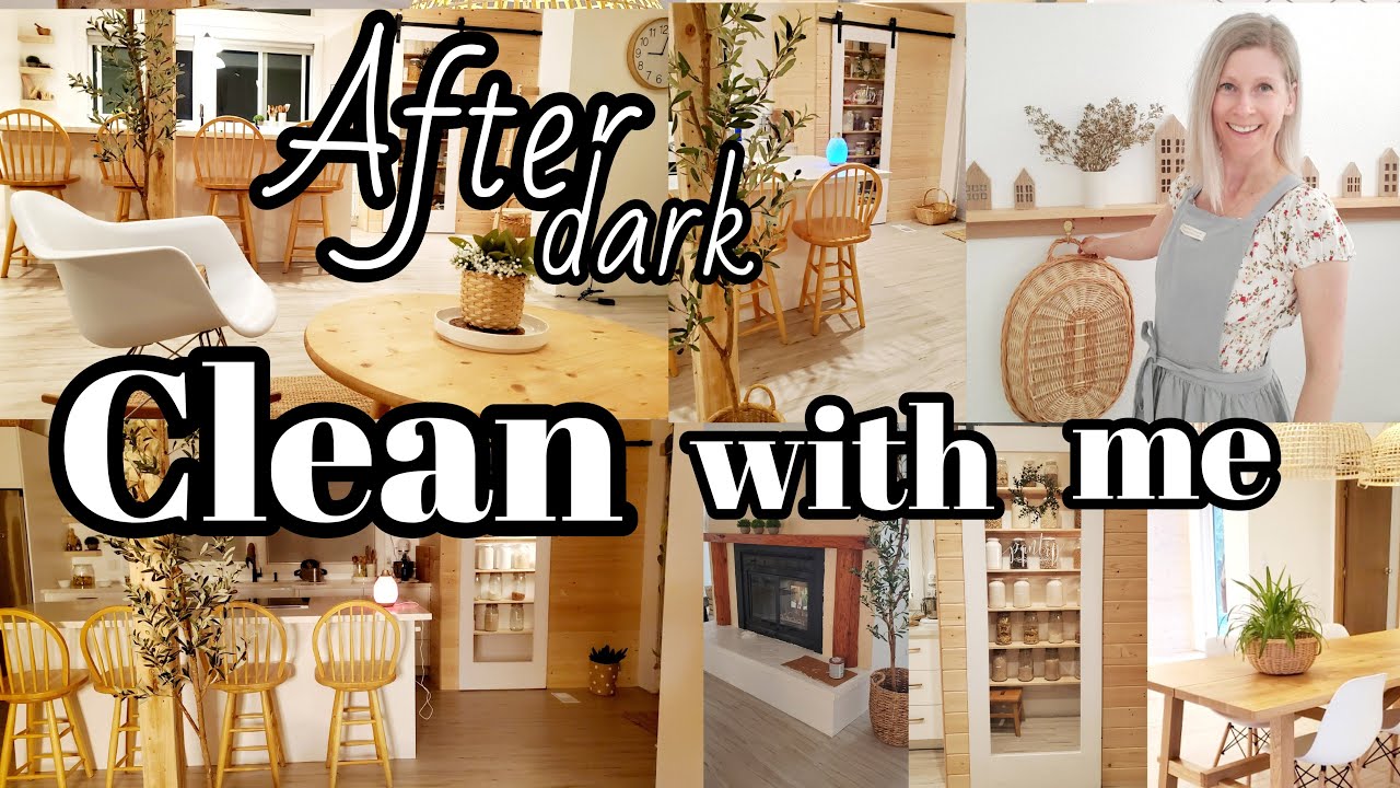 AFTER DARK CLEAN WITH ME- Scandish Home clean with me