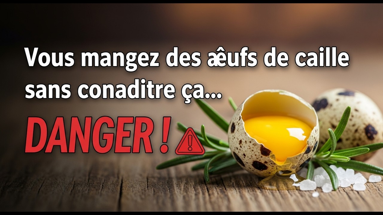 VOUS MANGEZ DES ŒUFS DE CAILLE SANS CONNAITRE ÇA…