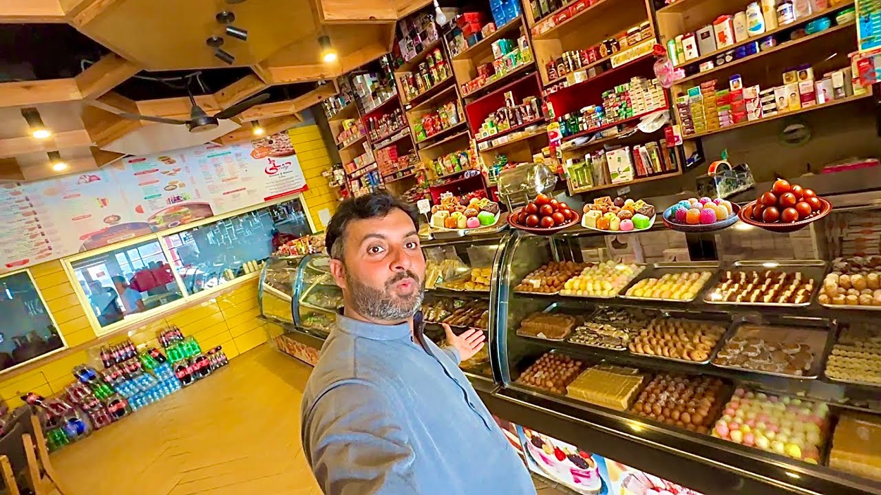 ASMR in sweets and bakery and super store