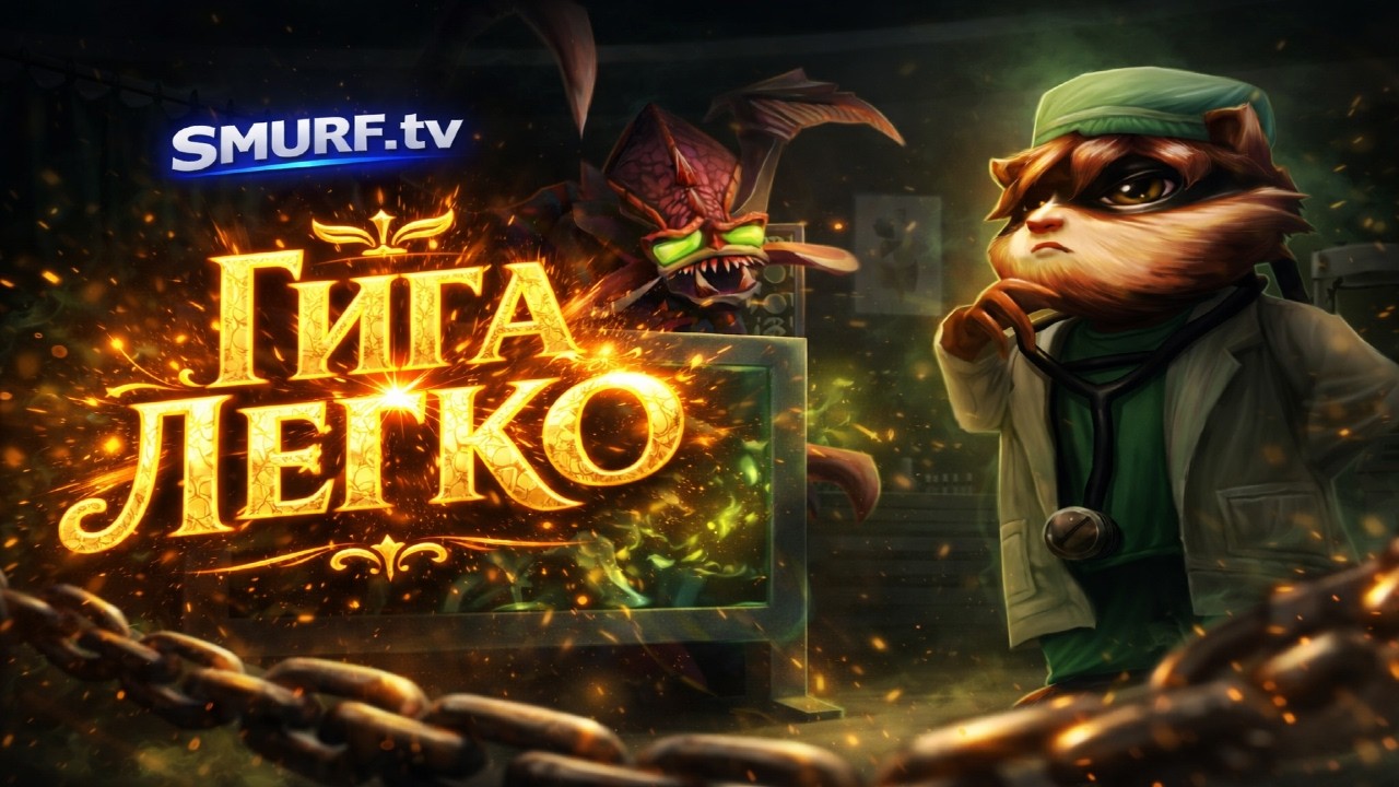 Smurf_tv Лига Легко ! Гайд Кеннен ! Смурф нарезка ! League of Legends