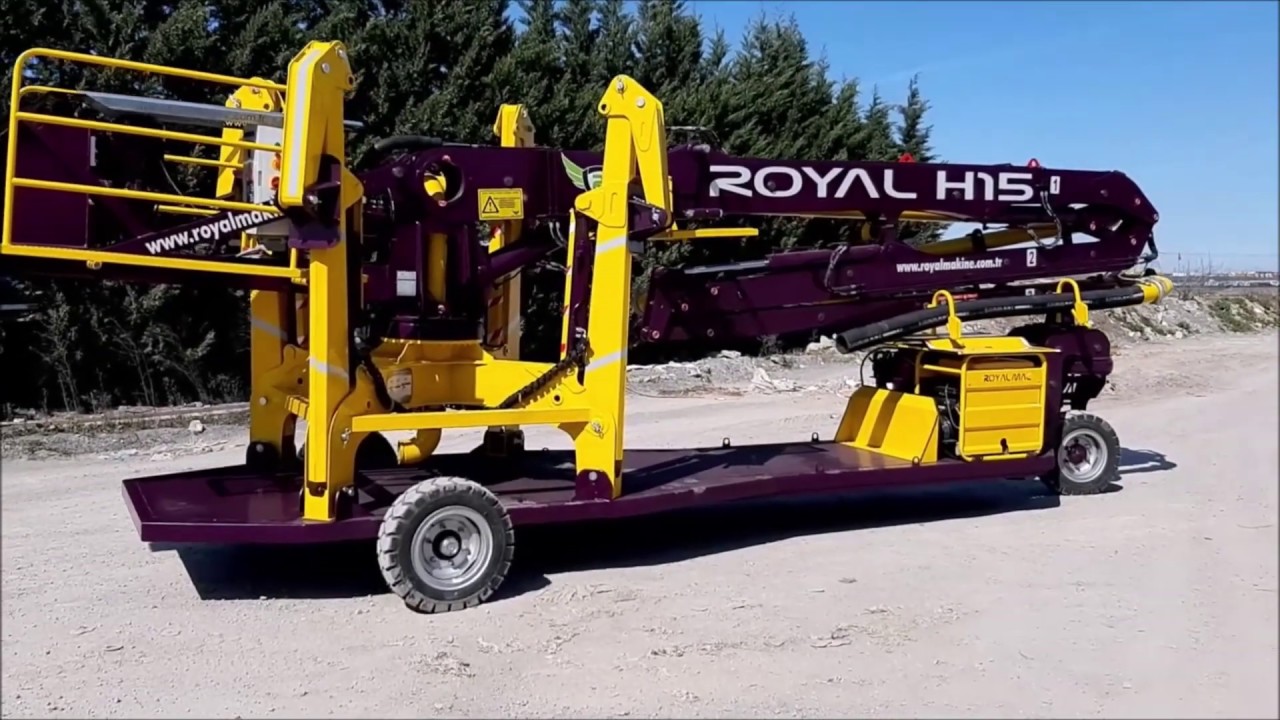 PUTZMEISTER pump & Mobile Concrete Placing Boom  ROYALMAC H15+3