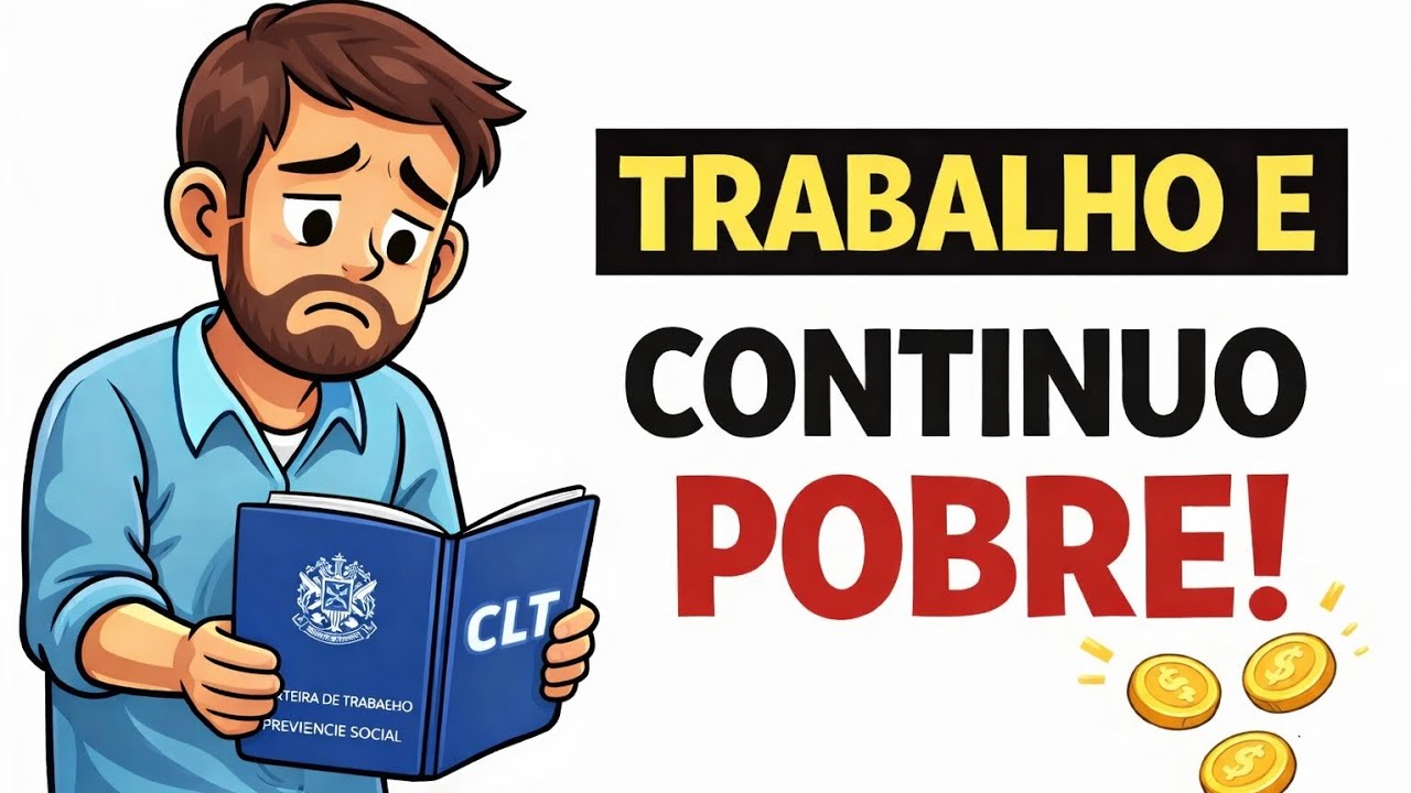 Por que eu trabalho, mas continuo POBRE?