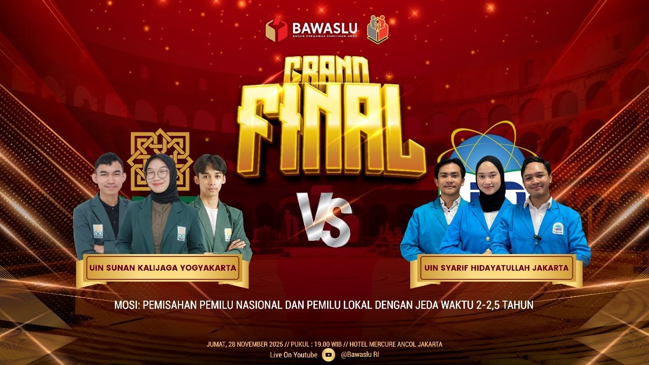 GRAND FINAL - UIN SUNAN KALIJAGA YOGYAKARTA VS UIN SYARIF HIDAYATULLAH JAKARTA