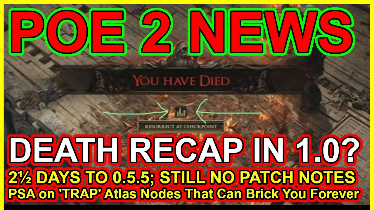 POE 2 0.5.5 Teaser Season - Day 3 - Still No Patch Notes - Death Recap Teased & More - Path of Exile