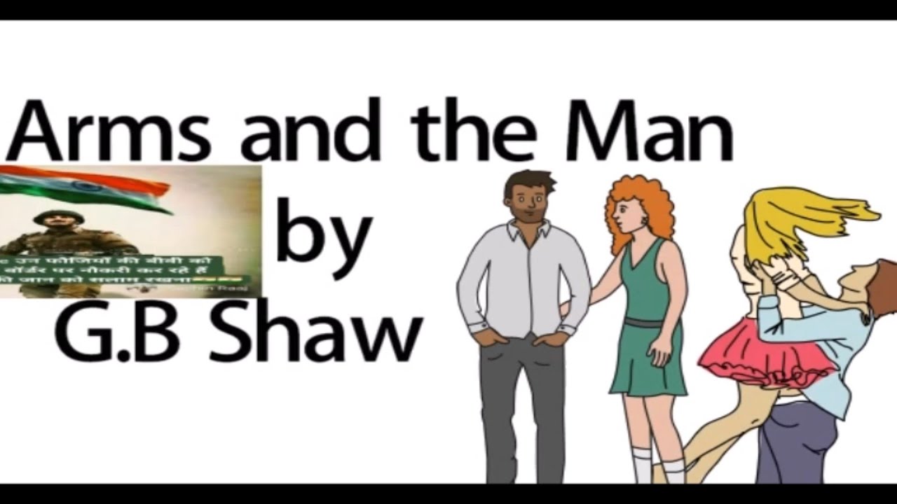 Arms and The Man by G.B Shaw |in Hindi | Full Explain in Animated pictures