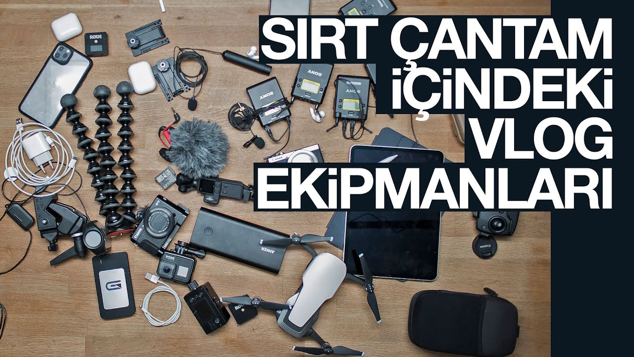 Sırt Çantam ve İçindeki Vlog Ekipmanlarım 🎒