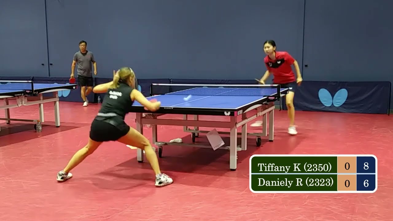 Tiffany Ke (2350) vs Daniely Rios (2323) - Butterfly Bay Area Championship at TTA on 6-4-2022