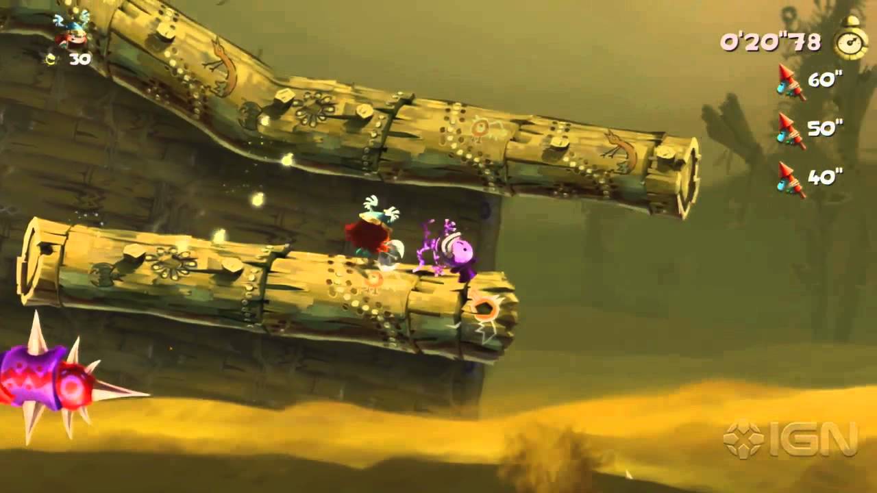 Rayman Legends Walkthrough: Teensies in Trouble - Quick Sand (Invasion)