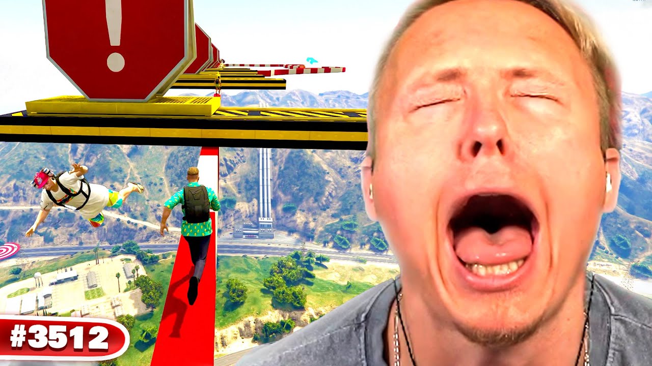 WILDE BELEIDIGUNGEN mit einem GTA START-GAST😱| GTA zu Fuß Parkour