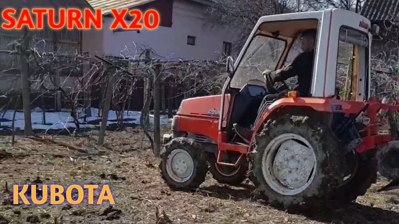 Kubota Saturn X20
aratura de primavara #2