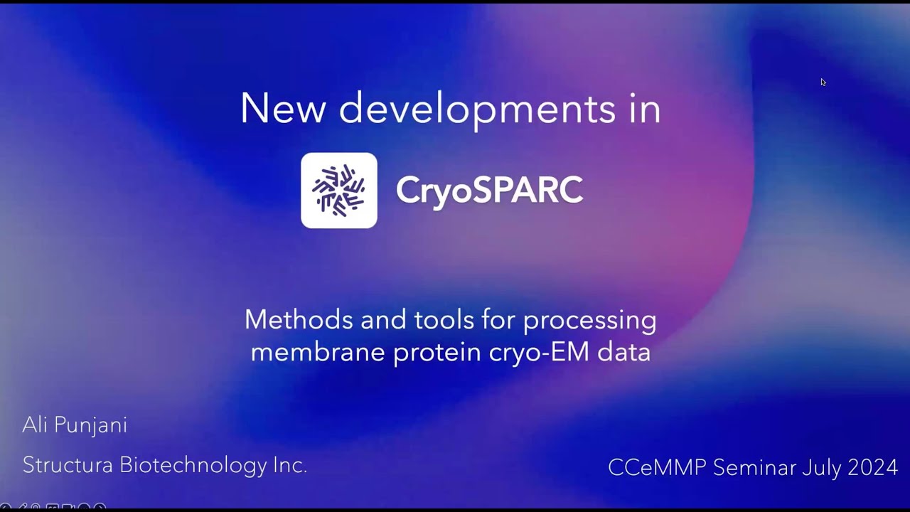 Methods and tools in CryoSPARC for processing of membrane protein cryo-EM data