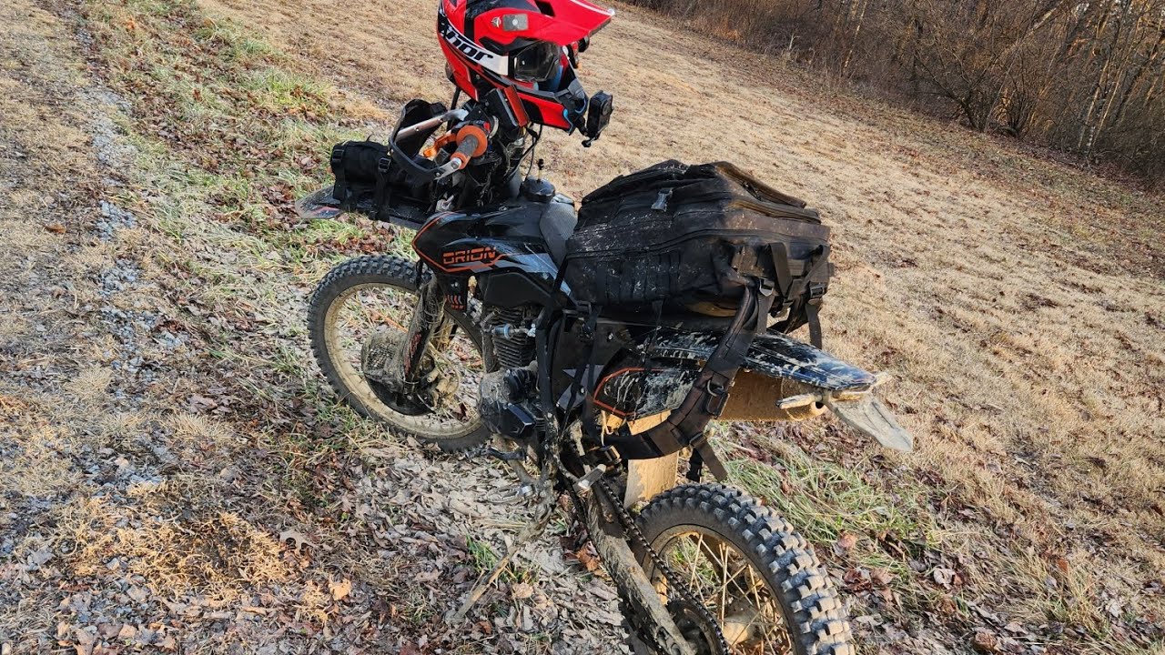Suspension testing in West Virginia #dualsport #dirtbike #chinabike 