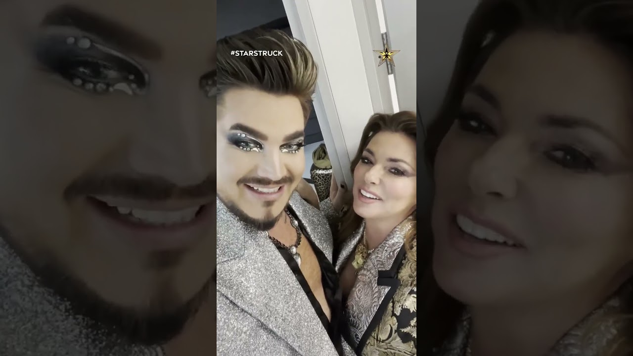 Adam Lambert & Shania Twain - Starstruck Meeting