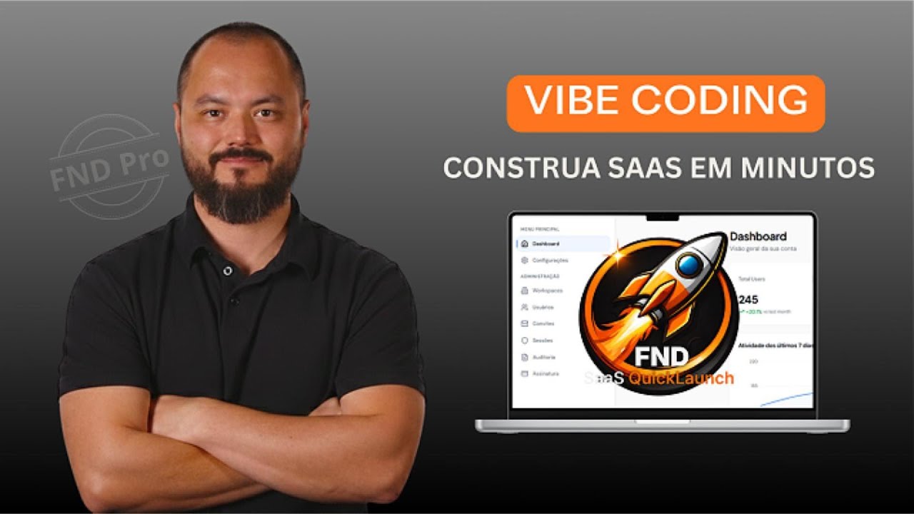 Vibe Coding: Meu segredo para criar um SaaS em minutos! (Template com tudo pronto!)