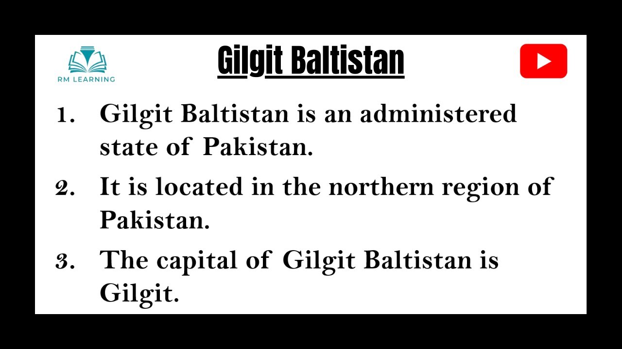 Essay on Gilgit Baltistan in English / 10 lines on Gilgit Baltistan in English / Gilgit Baltistan