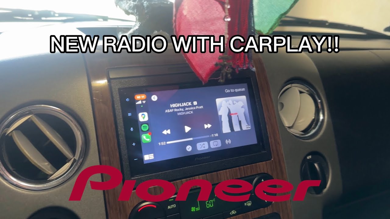 NEW RADIO FOR MY F-150!!