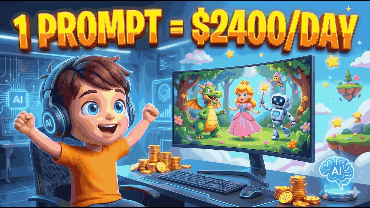 Create 3D AI Animated Kids Story Videos with 1 Prompt | Make Money with AI in USA (2025)
