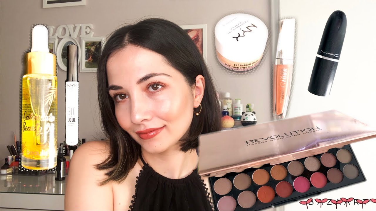 YENİ ALDIĞIM ÜRÜNLERLE MAKYAJ 🧡 Beaulis nemlendirici yağ primer | Revolution Ultra 32'li Far Paleti