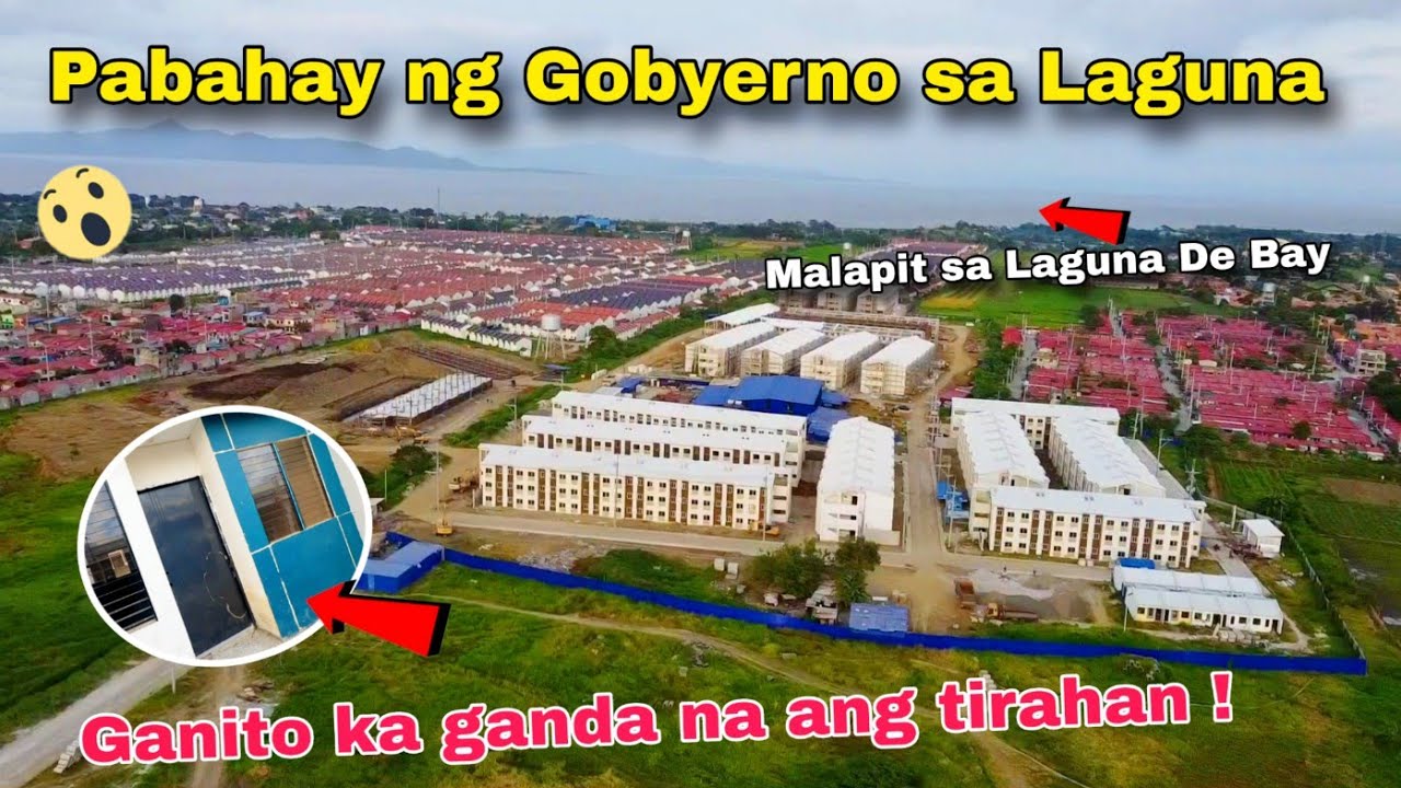 Wow Pabahay ng Gobyero para sa Filipino malapit sa Laguna De Bay ! Sobrang ganda Banlic Laguna