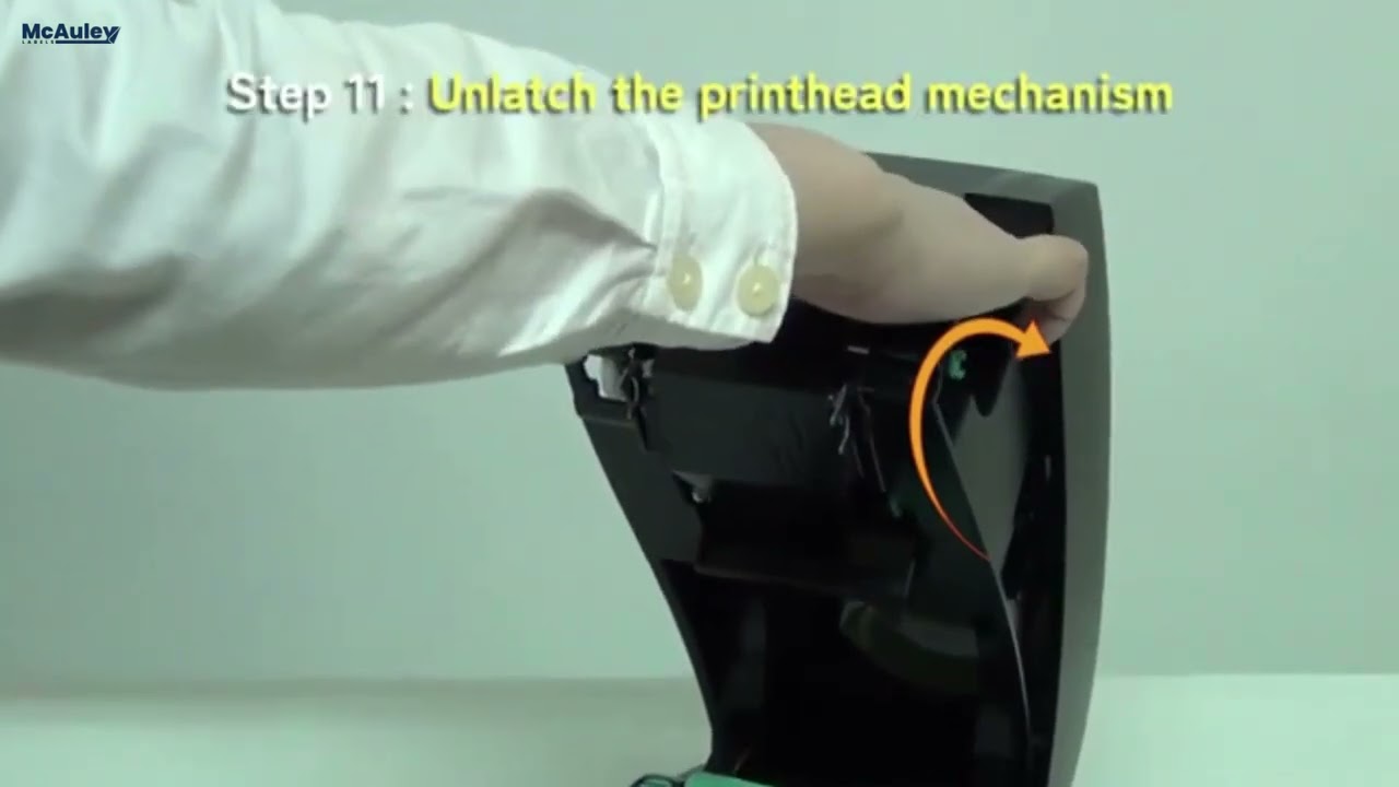 GoDEX RT200 & RT200i – Media & Ribbon Loading |2″ Direct Thermal & Thermal Transfer | McAuley Labels