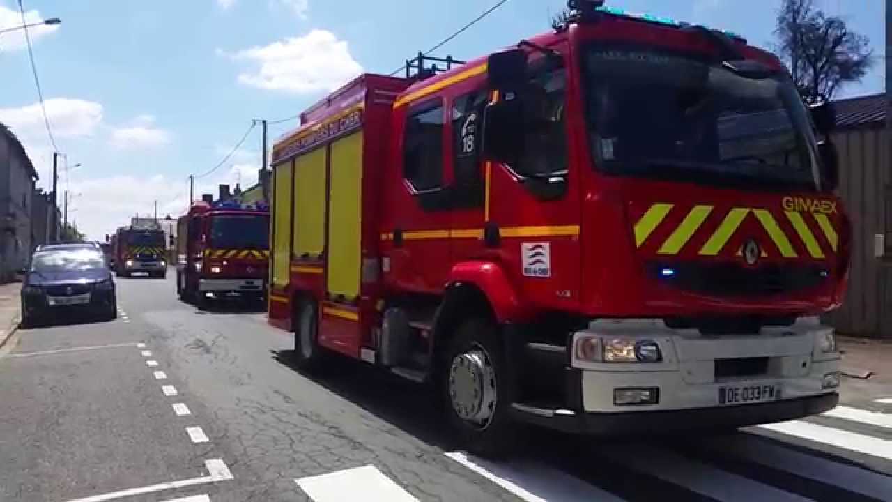 Défilé congrès des Sapeurs Pompiers du Cher / SDIS 18