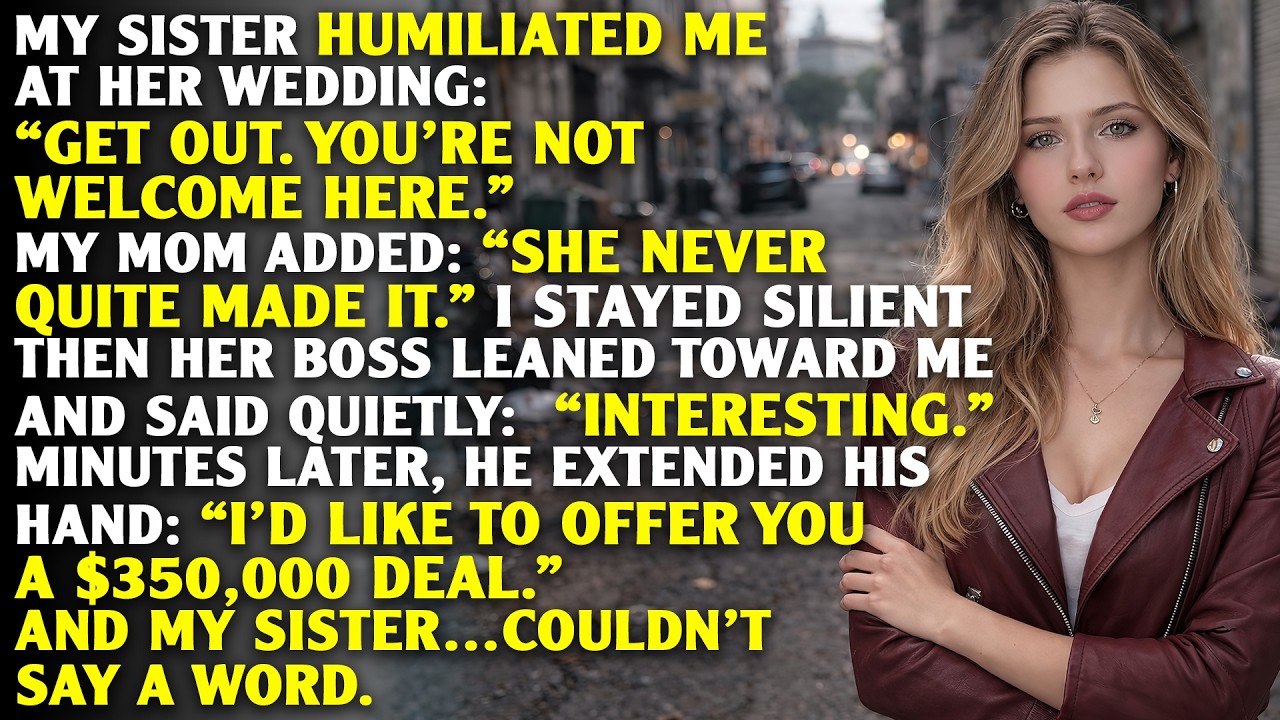 My Sister Humiliated Me At Her Wedding— Minutes Later, Her Boss Offered Me A $350,000 Deal.