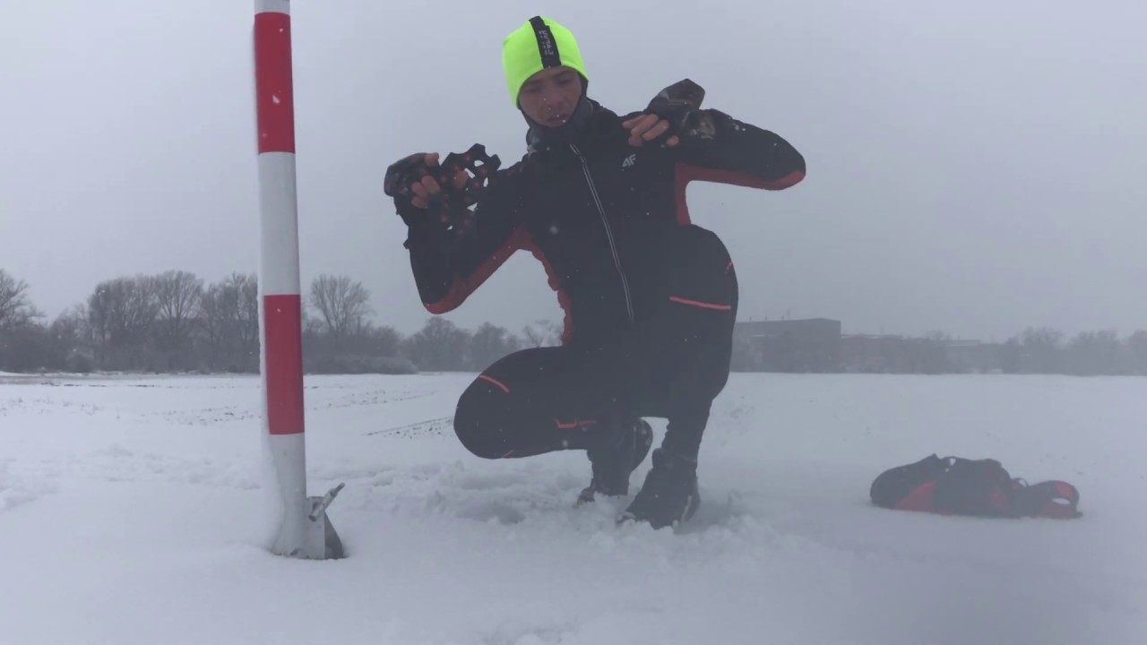 Kolce do biegania, nakładki na buty, kontuzja mi nie groźna
