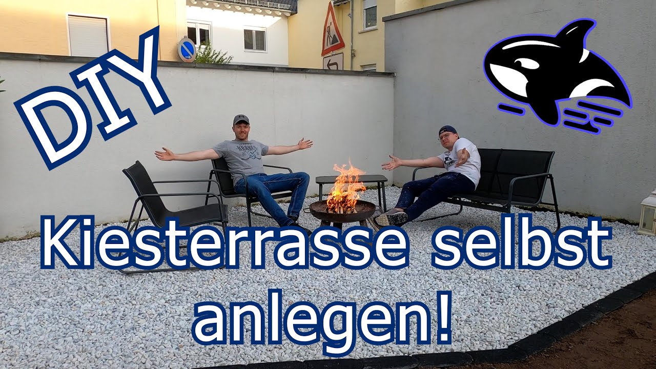 KIESTERRASSE SELBST ANLEGEN || DIY || Gartengestaltung || OrcaCorp