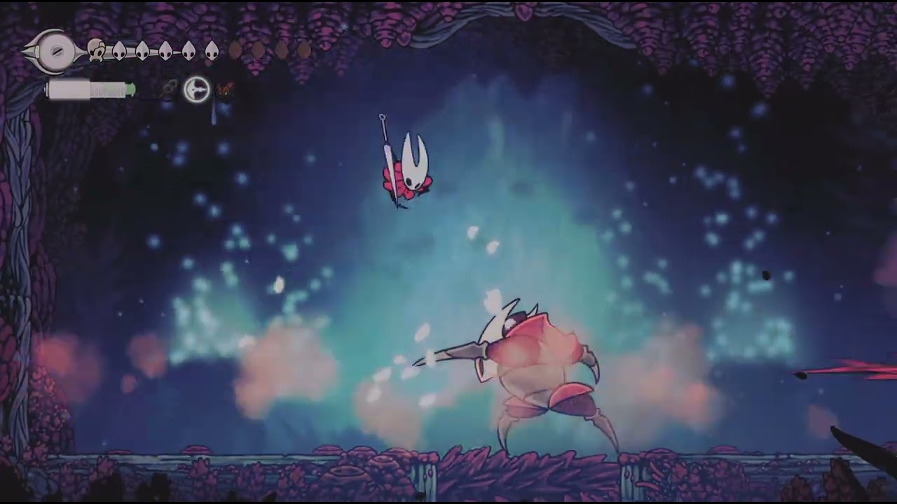 Hollow Knight: Silksong Crust King Khann Boss Fight