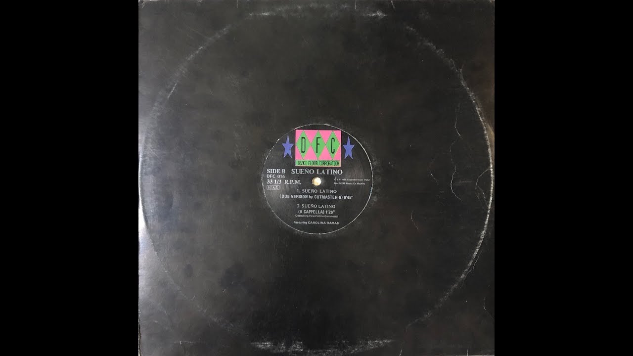 Sueno Latino - Sueno Latino (Dub Version by Cutmaster-G) (1989 Vinyl)