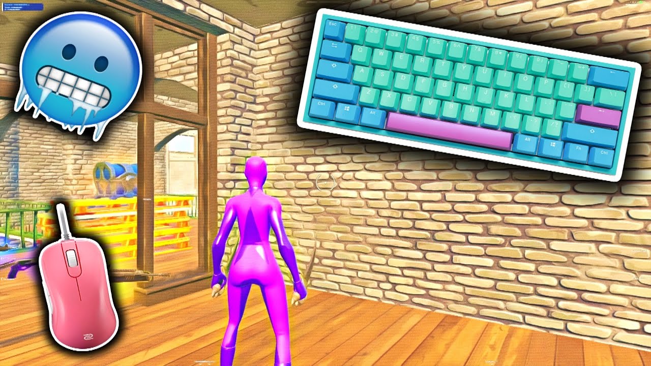 [12 HOUR] ASMR😴 Gaming Mechanical Keyboard Sounds Fortnite Gameplay Chill To Sleep