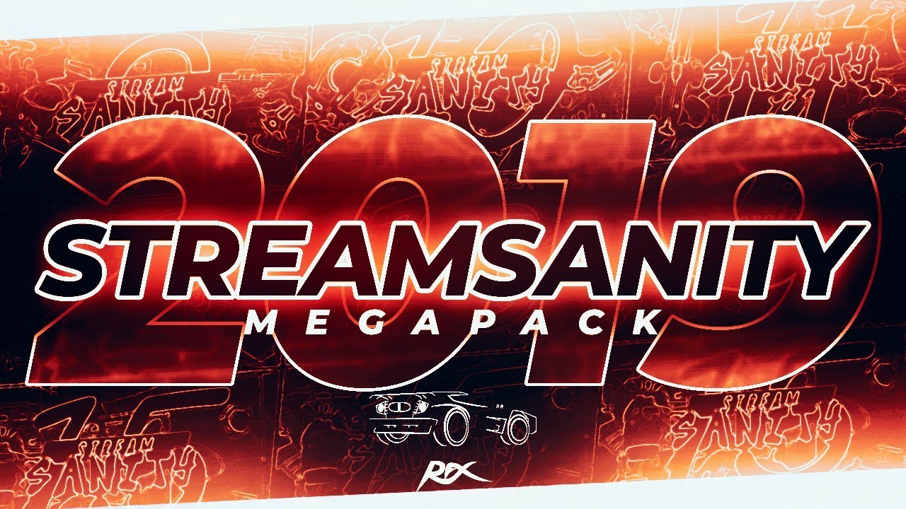 ROCKET LEAGUE STREAMSANITY MEGAPACK 2019